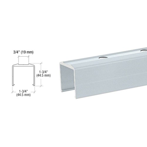 CRL BRPKTDM Pre-Punched Bottom Rail for Pickets