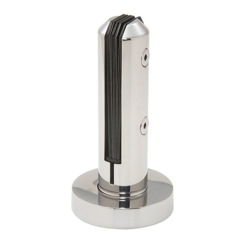 CRL AFWC4SPS Polished Stainless Low Profile Round Frameless Windscreen Clamp