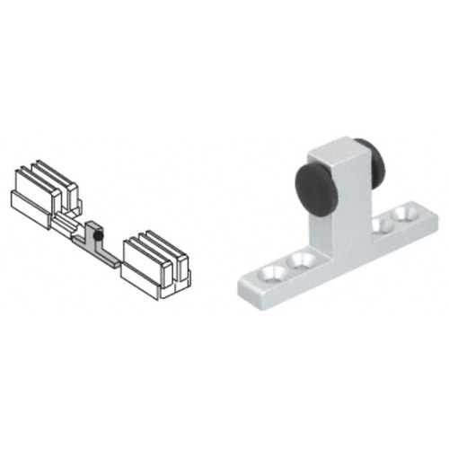 CRL D57A Satin Anodized Two-Way Sliding Door Stop