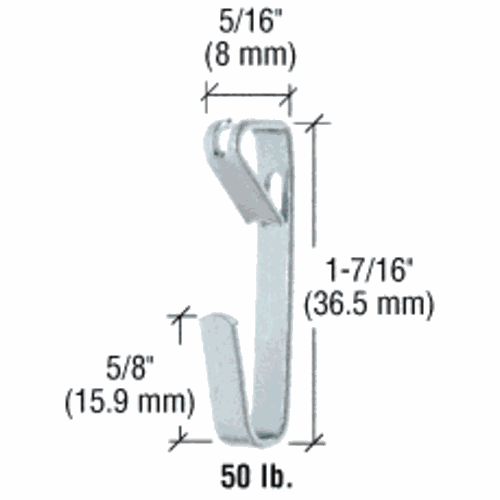 CRL 47979 50 lb Picture Hangers - Bulk Pack of 1000