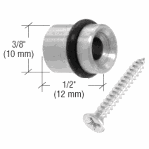 CRL UV6197 Brushed Stainless UV Shelf Support for Wood Panels
