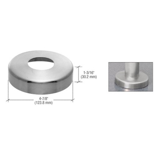 CRL CR12SPCBS Brushed Stainless Base Flange Cover for 1-1/4