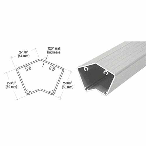 CRL 1P548S Silver Metallic 100 Series 48