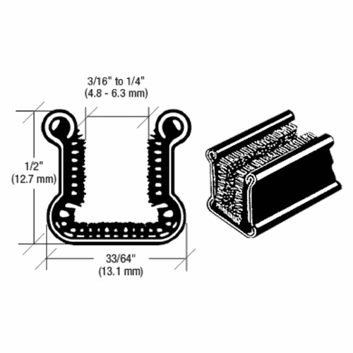 CRL Y563296 Beaded Rigid Lower Division Bar GM 1953-1963, 96