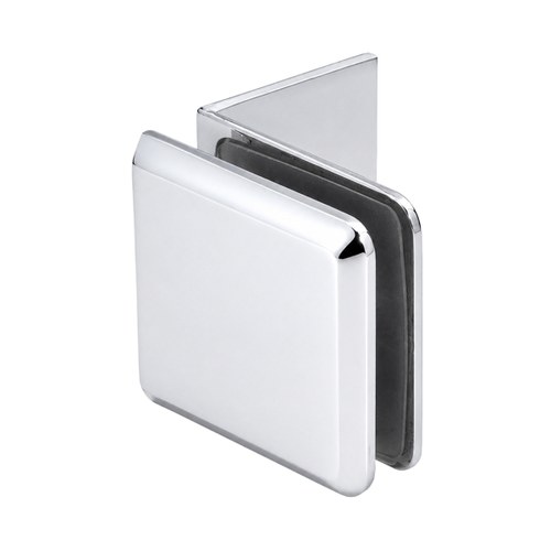 CRL BGC039CH Polished Chrome Beveled Fixed Panel Clamp with Large Leg