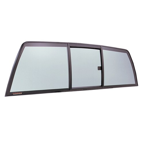 CRL ETRV880S Tri-Vent 3-Panel Slider with Solar Glass for 88-00 Chevy/GMC C/K Trucks