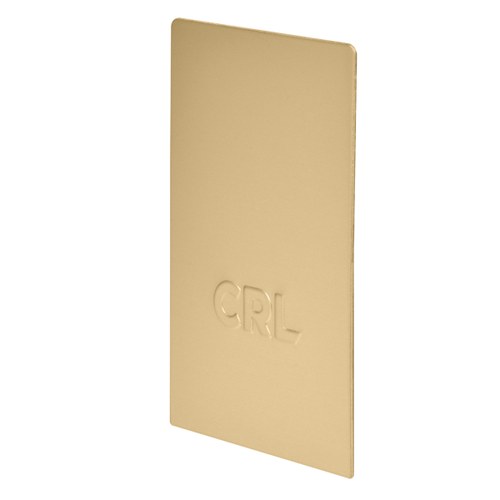 CRL L56SECSB Satin Brass End Cap for L56S Square Base Shoe