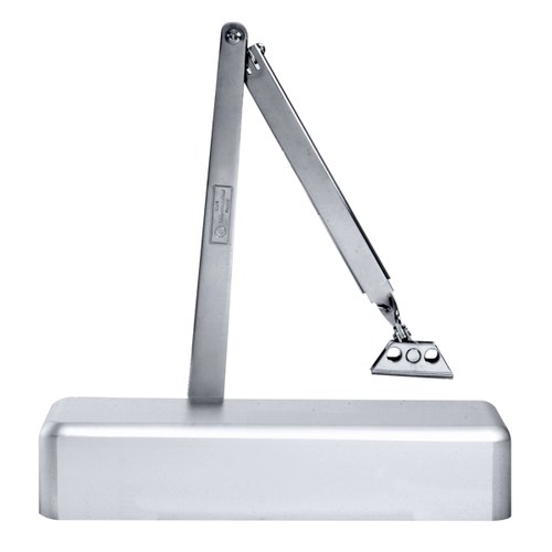 CRL PR72DAA Aluminum Adjustable Spring Door Closer, Size 1/2 to 4, Surface Mount