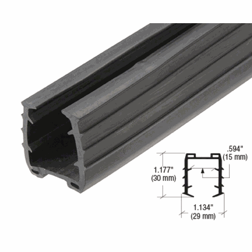 CRL GRRF2017PV Black Rubber Insert for 5/8