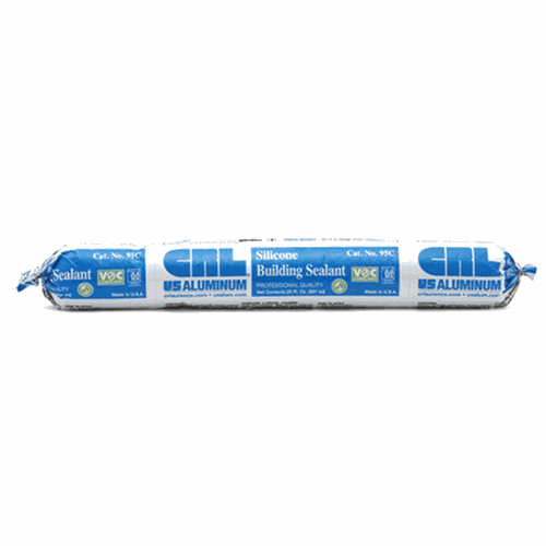 CRL 95CSBL Black 95C Silicone Sealant - Sausage