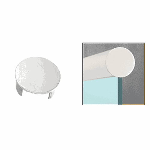 CRL GR16ECPS 316 Polished Stainless End Cap for 1.66