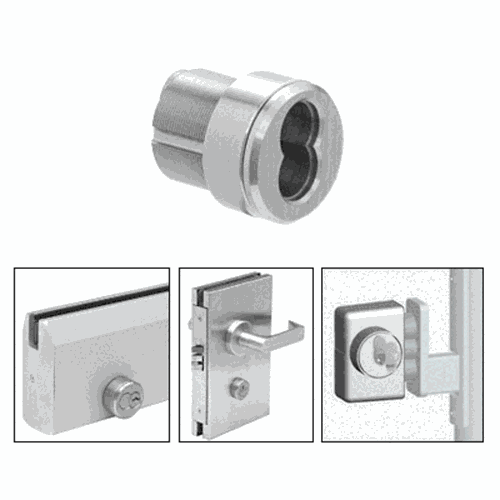 CRL 1CHSA Satin Anodized Mortise Housing for 7-Pin SFIC Cores