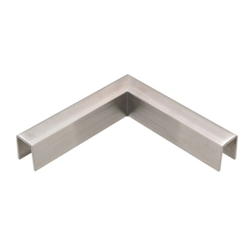 CRL GRLC10HBS Brushed Stainless 90 Corner for 11 Gauge Crisp Cap Railings