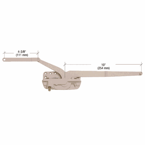 CRL EP27003 Truth Encore Steel Left Hand Dual Arm Operator