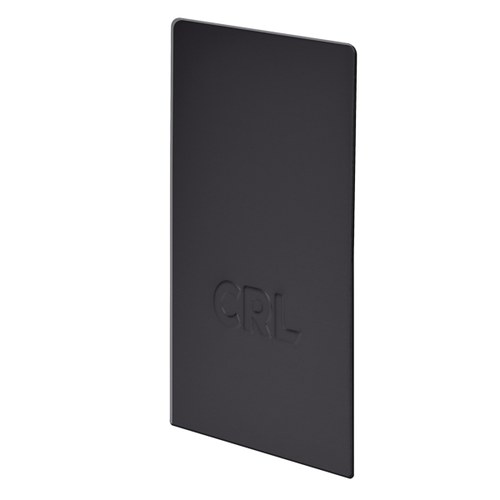 CRL B7SECDU Dark Bronze End Cap for B7S Heavy-Duty Square Base Shoe