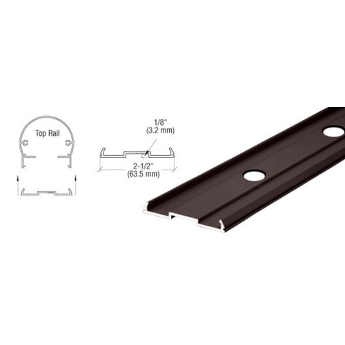 CRL 1FPKTDBRZ Matte Bronze Pre-Punched 241