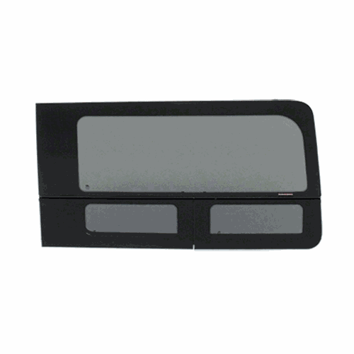 CRL FW293R All-Glass Look Sliding Door Window for Ford Transit 130