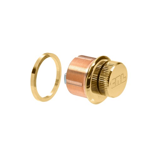 CRL DRA22PB Polished Brass Low Profile Mortised Thumbturn