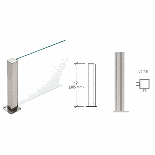 CRL PP43LBS Brushed Stainless 12