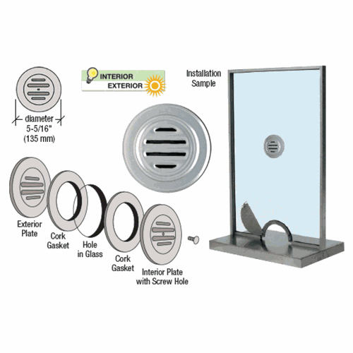 CRL 834BA Brite Anodized Aluminum 5.31
