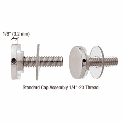 CRL CAP34CH Chrome 3/4