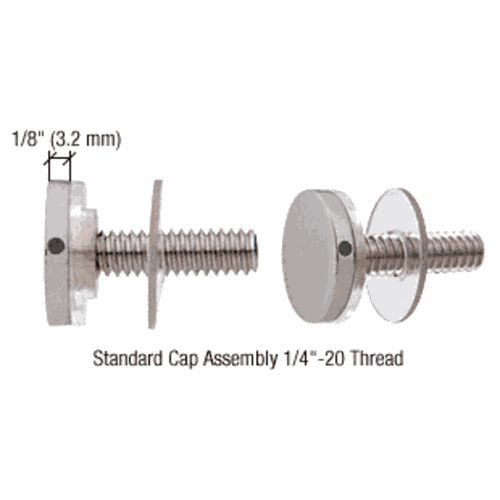CRL CAP34BS 316 Brushed Stainless 3/4