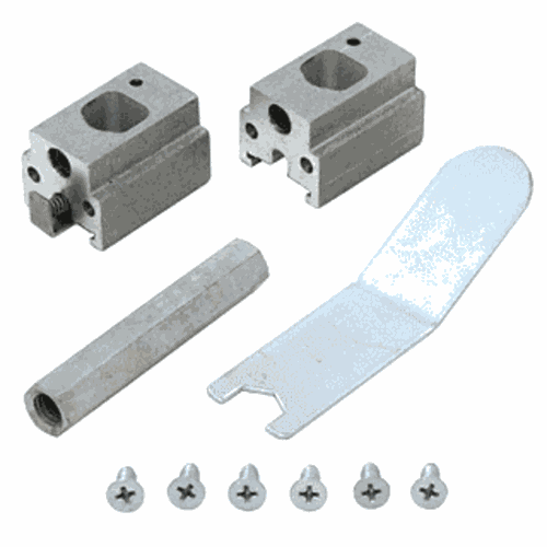 CRL 302954628 Satin Aluminum Jackson Hurricane Impact Door Kit for Vertical Rod Exit Devices