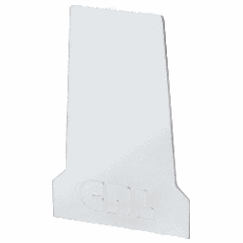 CRL B5TECSA Satin Anodized End Cap for B5T Tapered Base Shoe