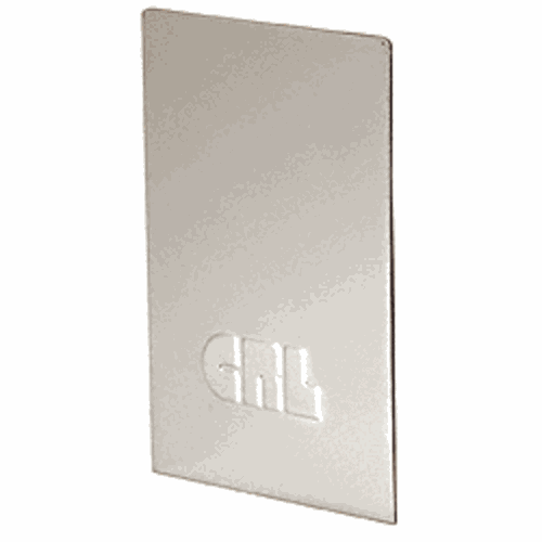 CRL B6SECPS Polished 304 Stainless Steel End Caps for B6S Square Base Shoe