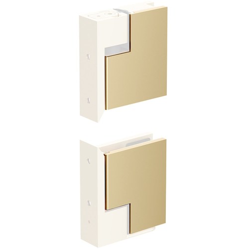 CRL ZER0RCSB Satin Brass Zero Hinge Replacement Cover Set