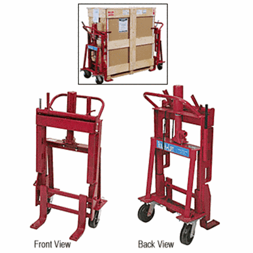 CRL M4R0L Rol-A-Lift Hydraulic Glass Crate Truck