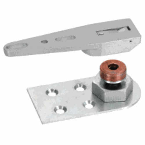 CRL 8010ADJ Adjustable End-Load Floor Mount Pivot Set