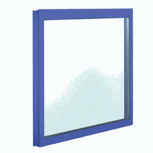 CRL TV40511 U.S. Aluminum Clear Anodized 7400 Series Fixed Window for 1