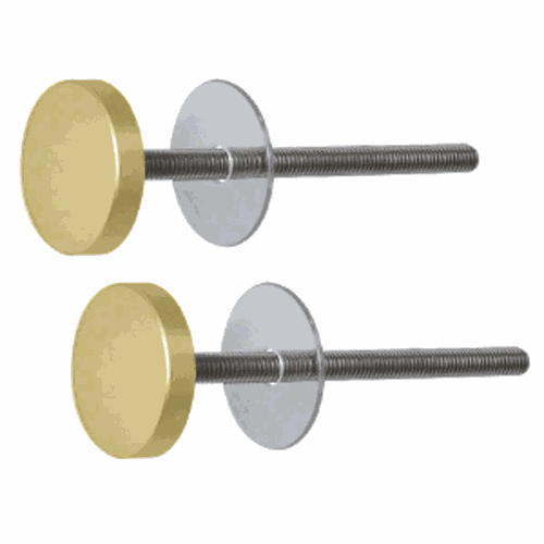 CRL C0LSKLPSB Satin Brass Cologne Low Profile Stud Replacement Set