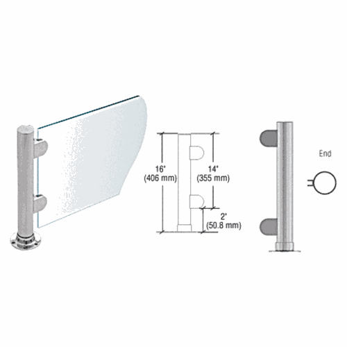 CRL PP06EBS Brushed Stainless 16
