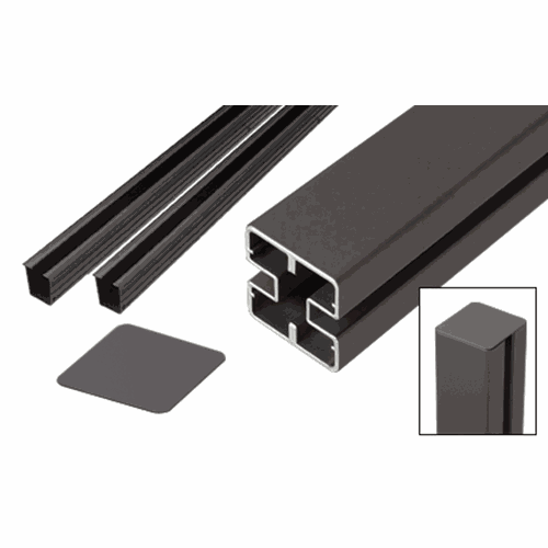 CRL HD60CKBRZ Matte Bronze Heavy-Duty Windscreen Post Kit - 60