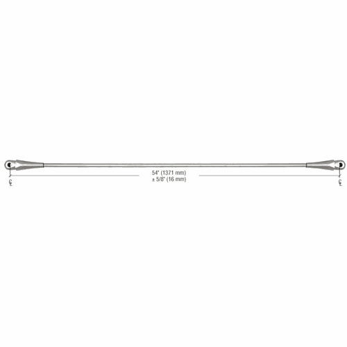 CRL GAS154BS 316 Brushed Stainless 54