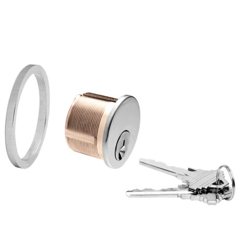 CRL DRA10KDBS Brushed Stainless Steel Mortise Keyed Cylinder