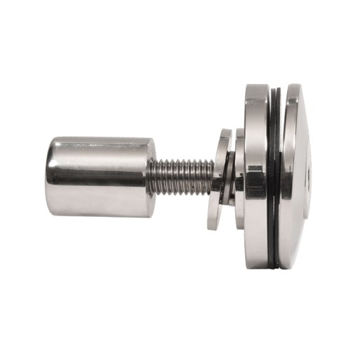 CRL RRF10PS 316 Polished Stainless Steel Rigid Fastener for 3/8