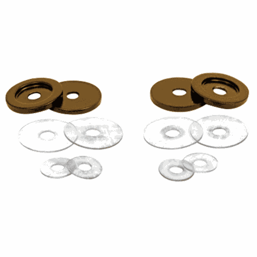 CRL 30WK0RB Oil Rubbed Bronze Washers for Back-to-Back Solid Pull Handles