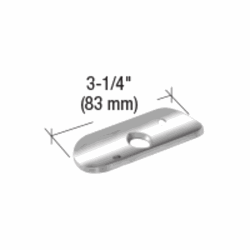CRL PRSL1PS Polished Stainless 180 Post P-Series Low Profile Saddle Replacement