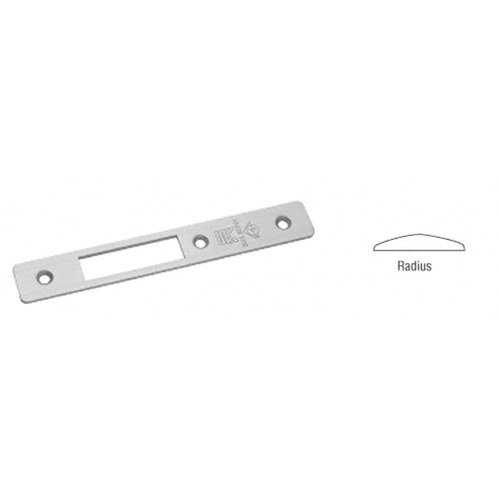 CRL 18120AL Aluminum Radius Faceplate for MS1853H Hook Throw Deadlocks