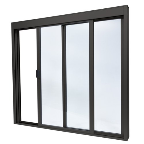 CRL DW4848X0GDU Duranodic Bronze Anodized DW Deluxe Service Window with Full Bottom Track