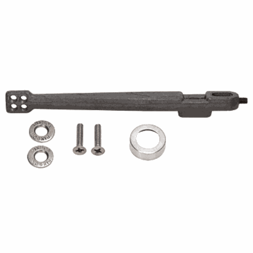 CRL 282026SC Rixson Satin Chrome 28 Series Floor-Mounted Closer Arm with Alignment Hardware