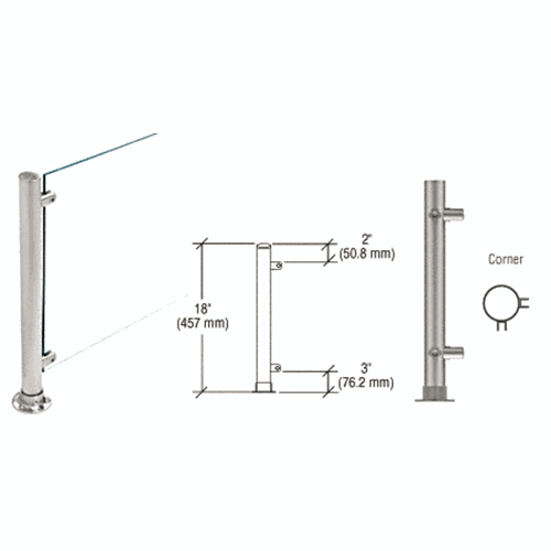 CRL PP45LBS Brushed Stainless 18