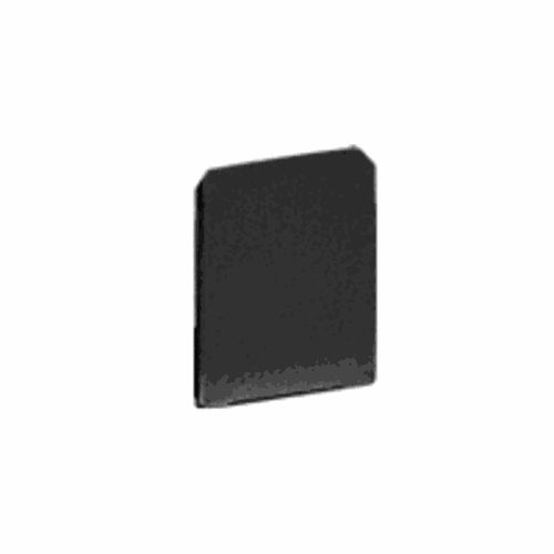 CRL WU2ECBL Black Powder Coat WU2 U-Channel End Cap