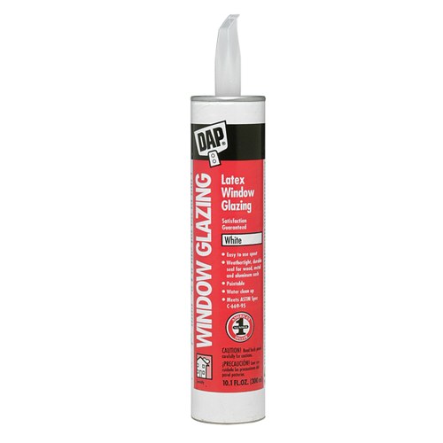 CRL DAP13TU Dap White Latex Window Glazing Compound