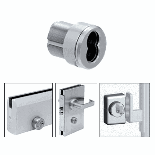 CRL 1CHPS Polished Stainless Mortise Housing for 7-Pin SFIC Cores