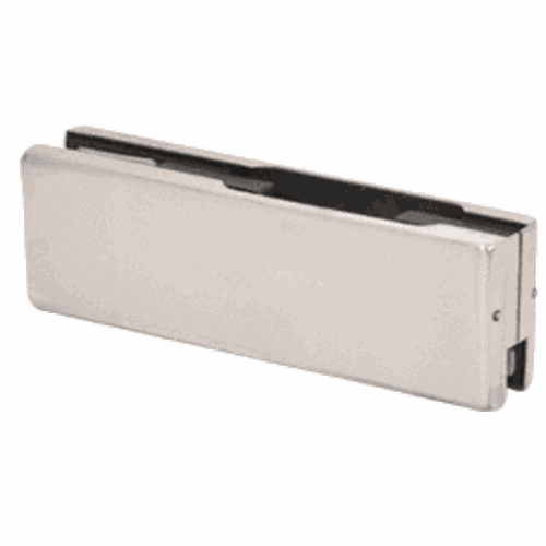 CRL AMR201BS Brushed Stainless Patch Fitting - Top/Bottom, No Insert