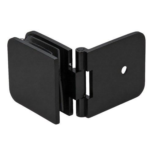CRL ADJ037MBL Matte Black Adjustable Wall Mount Glass Clamp